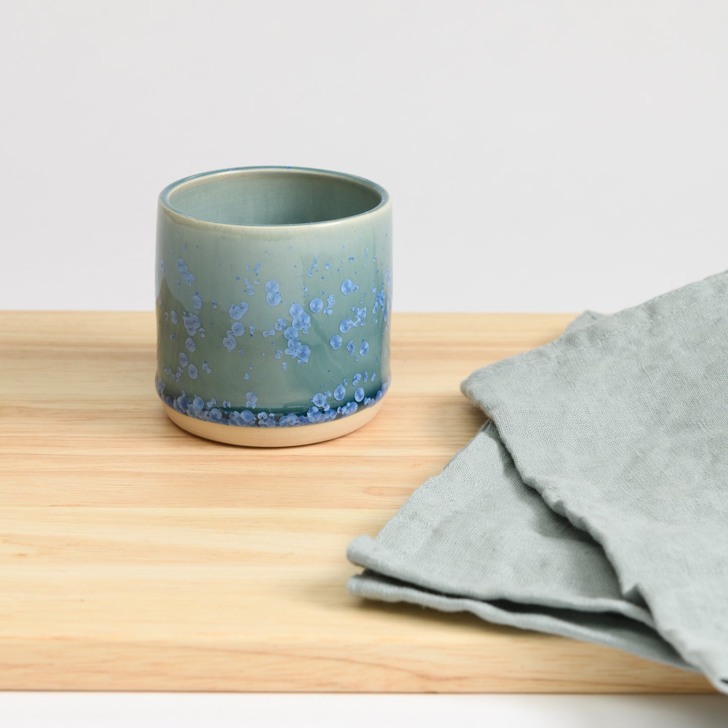 Espresso Cup / Mini Planter - Crystal Teal
