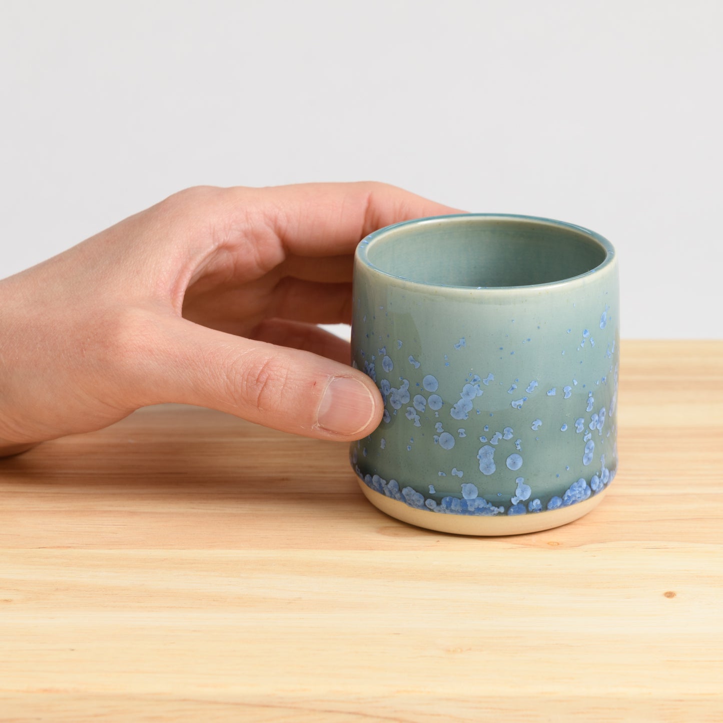 Espresso Cup / Mini Planter - Crystal Teal