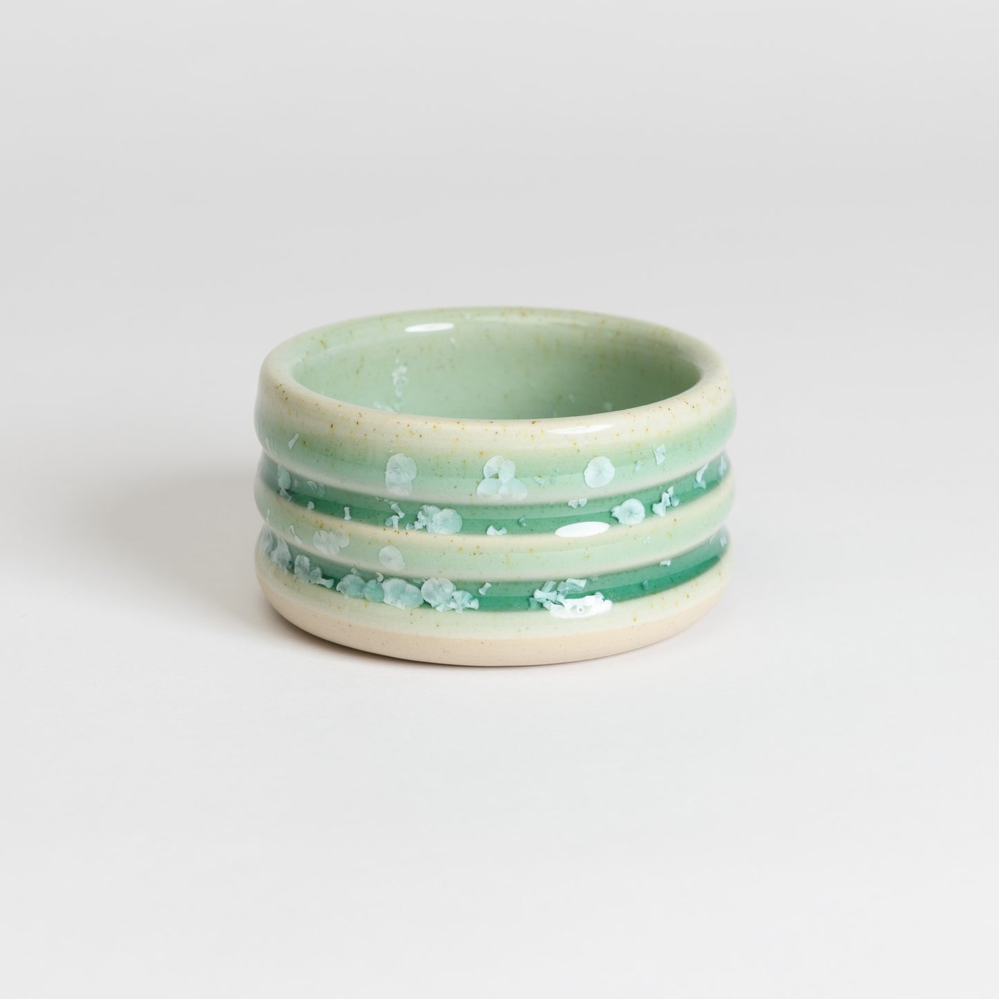 Tealight Holder - Crystal Mint
