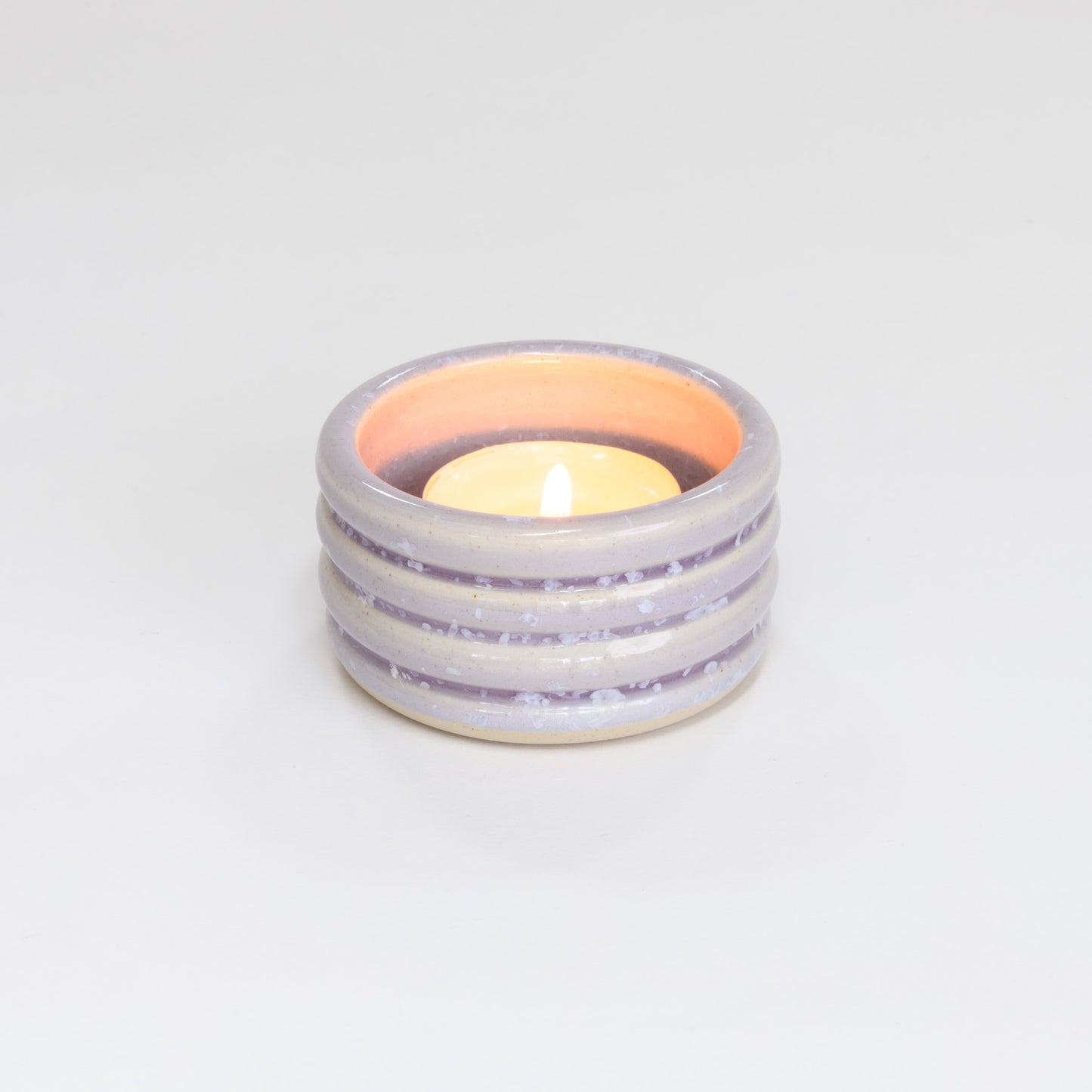 Tealight Holder - Crystal Lilac