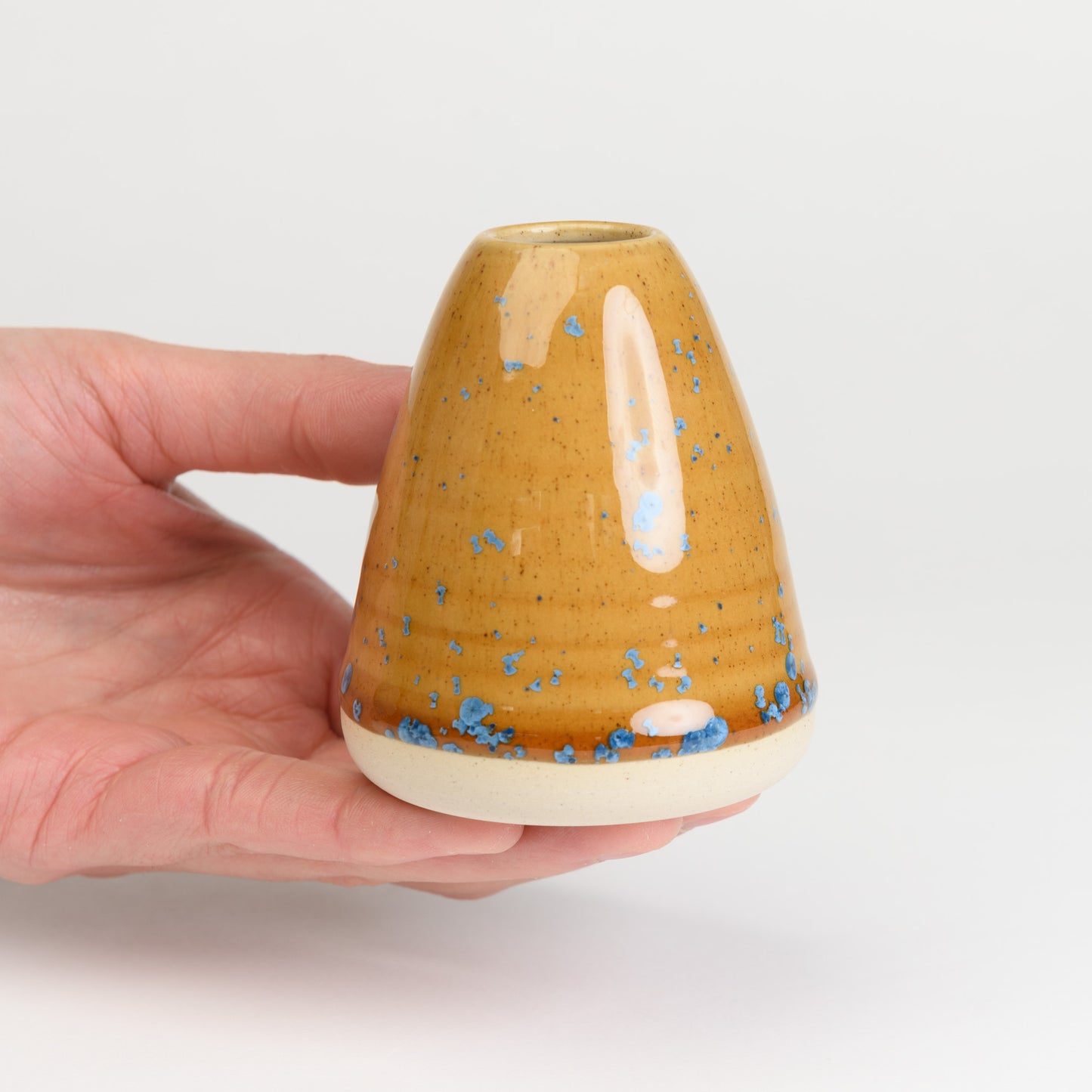 Mini Vase - Amber Cone