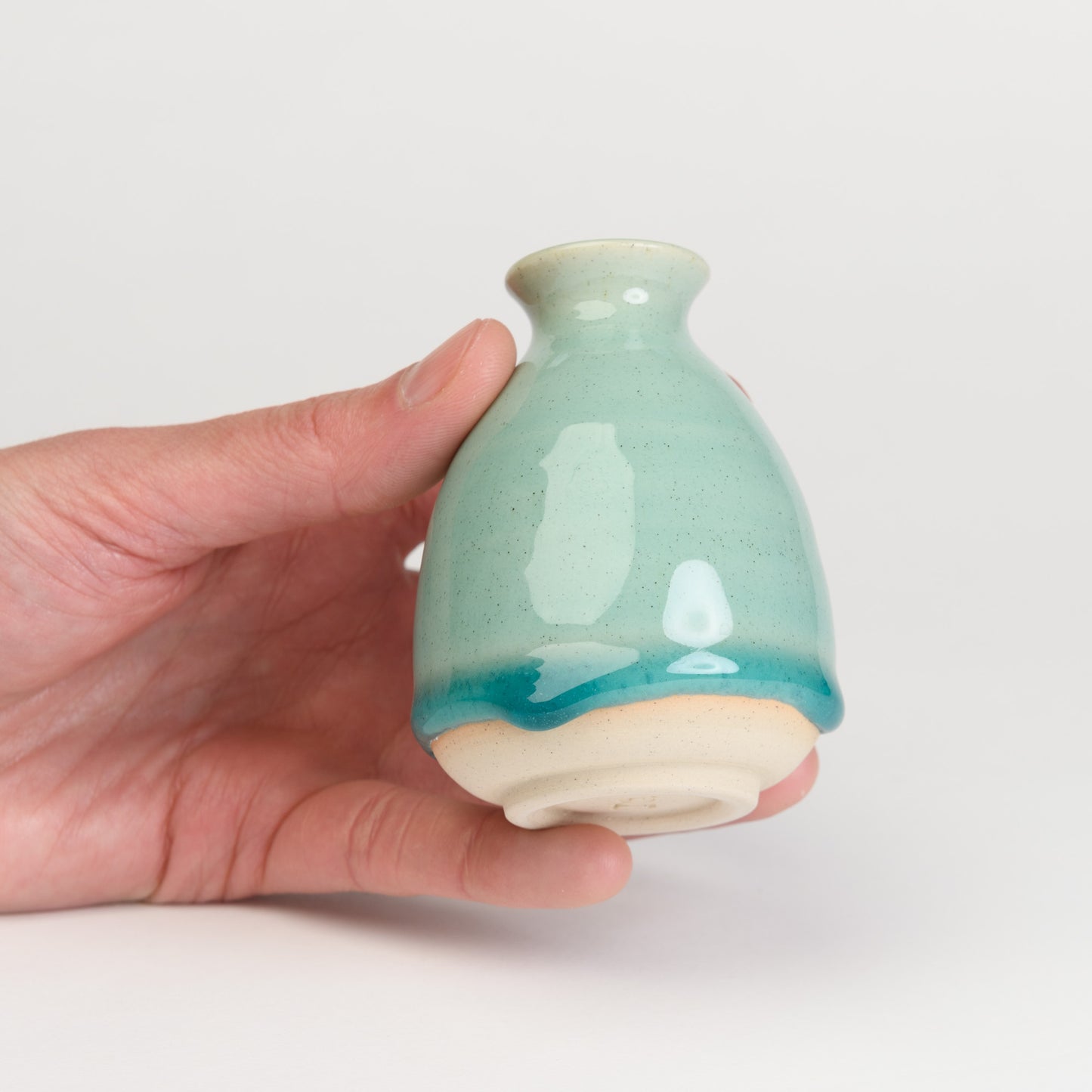 Mini Vase - Jelly Turquoise Bottle