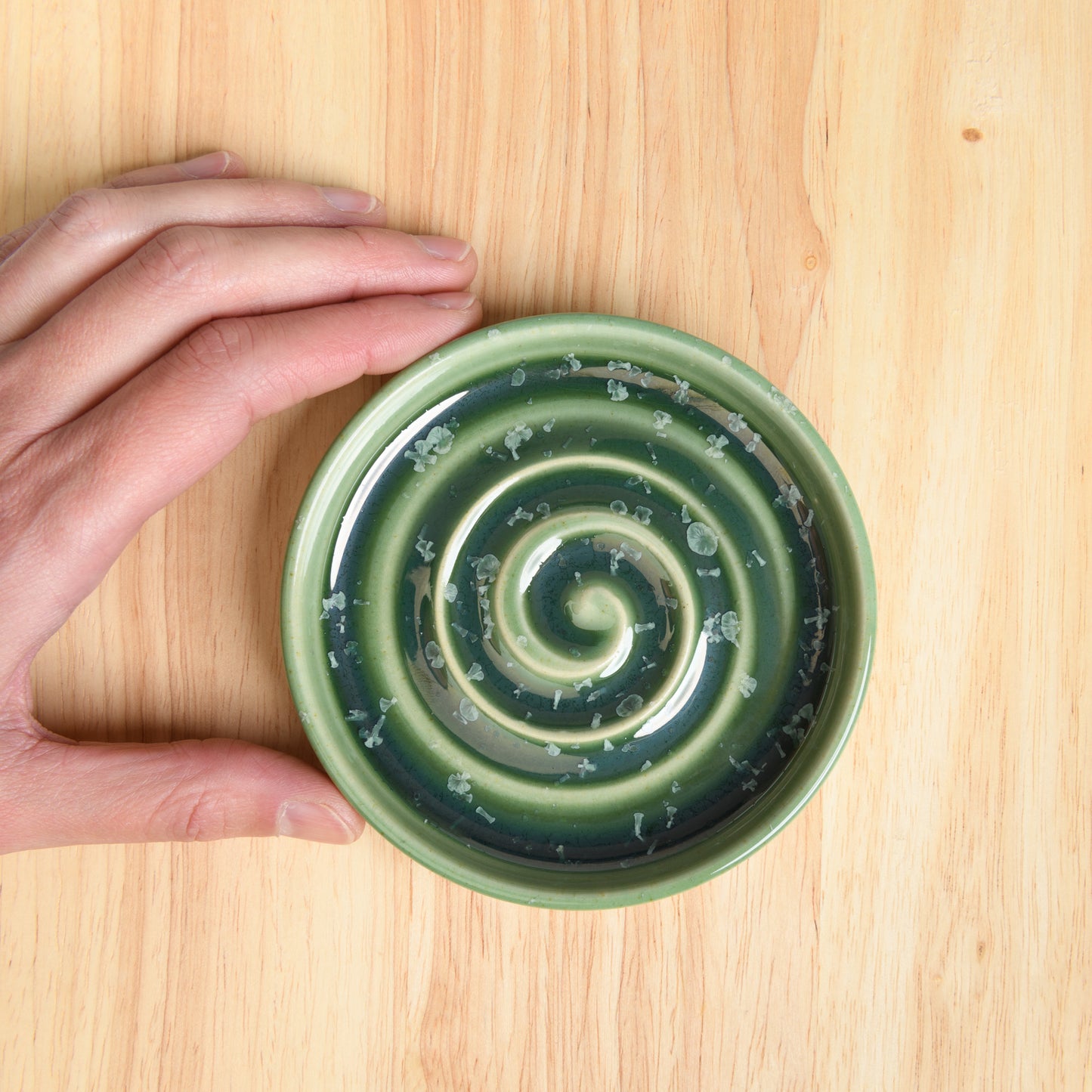 Soap Dish - Crystal Moss