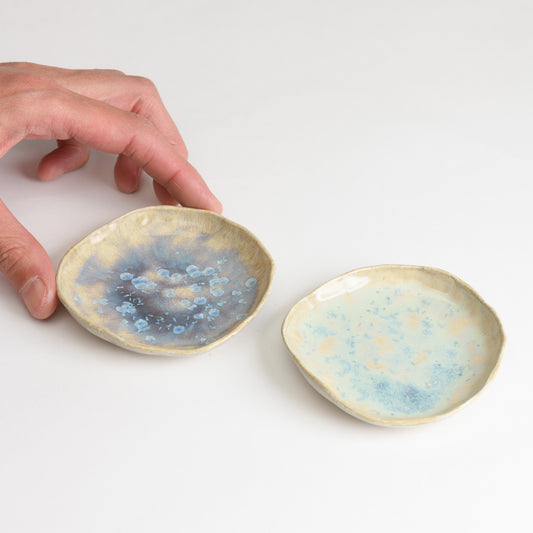 Set of 2 Jewellery Dishes - Moonstone and Opal (second)