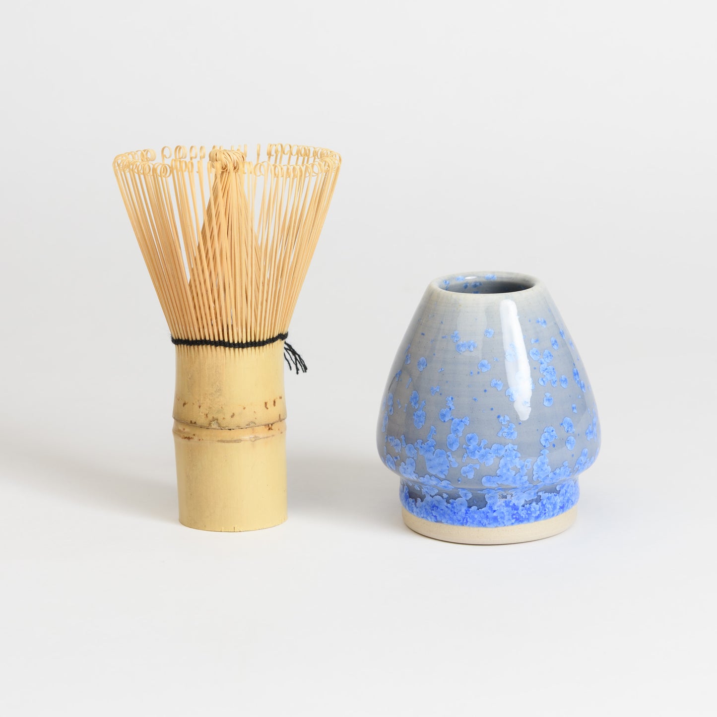 Matcha Whisk Holder - Crystal Blue