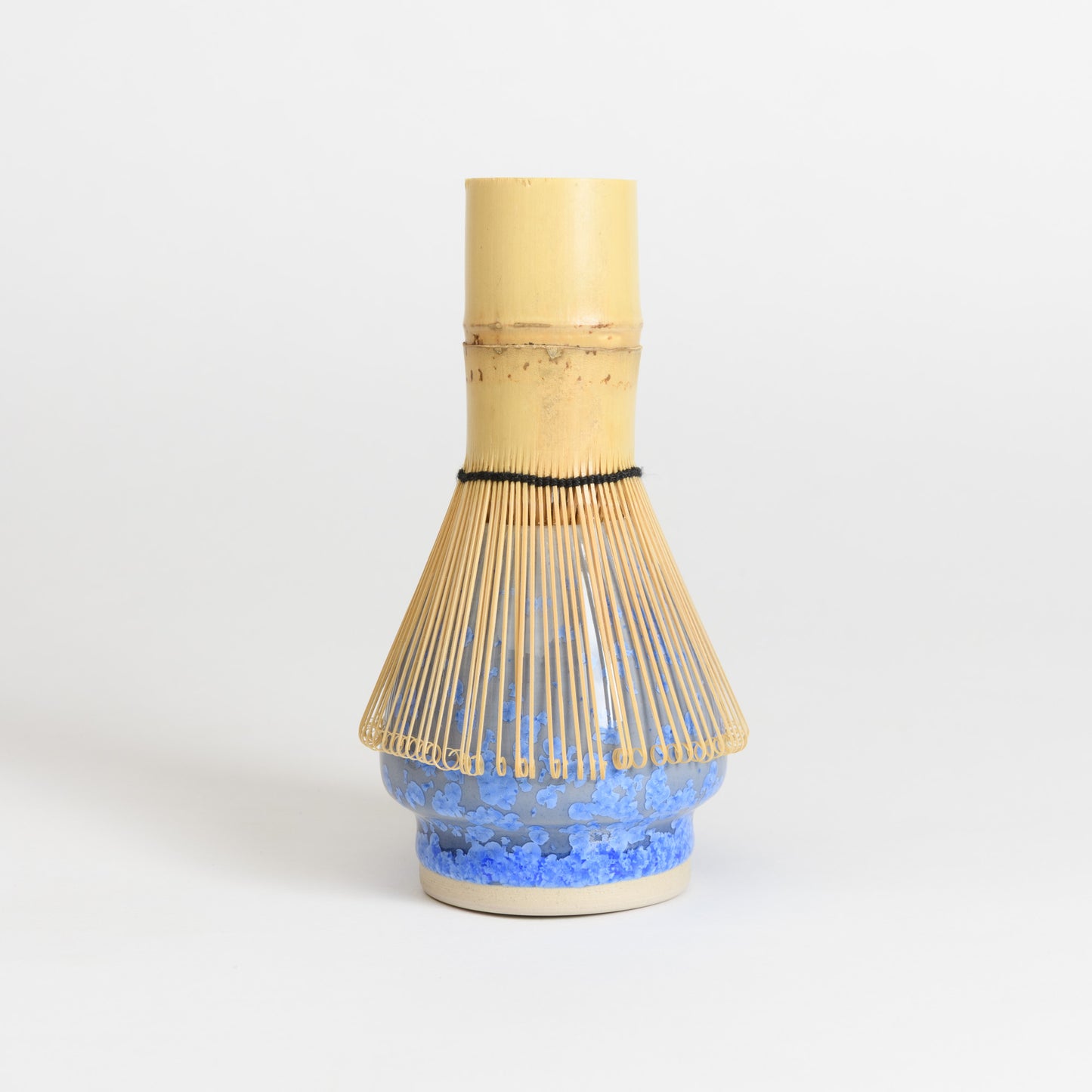 Matcha Whisk Holder - Crystal Blue