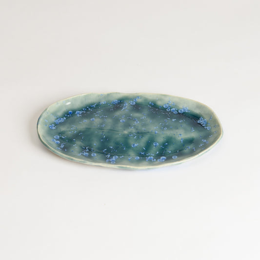 Oval Tray - Crystal Teal (second)