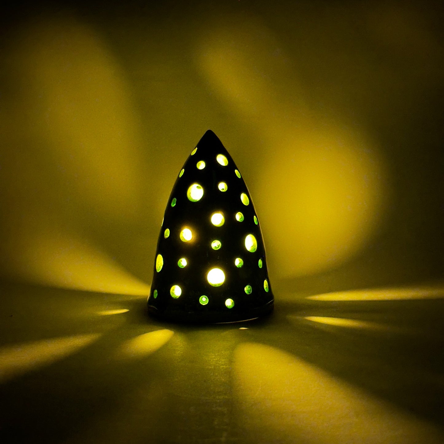 Christmas Tree - Carved Large Seafoam