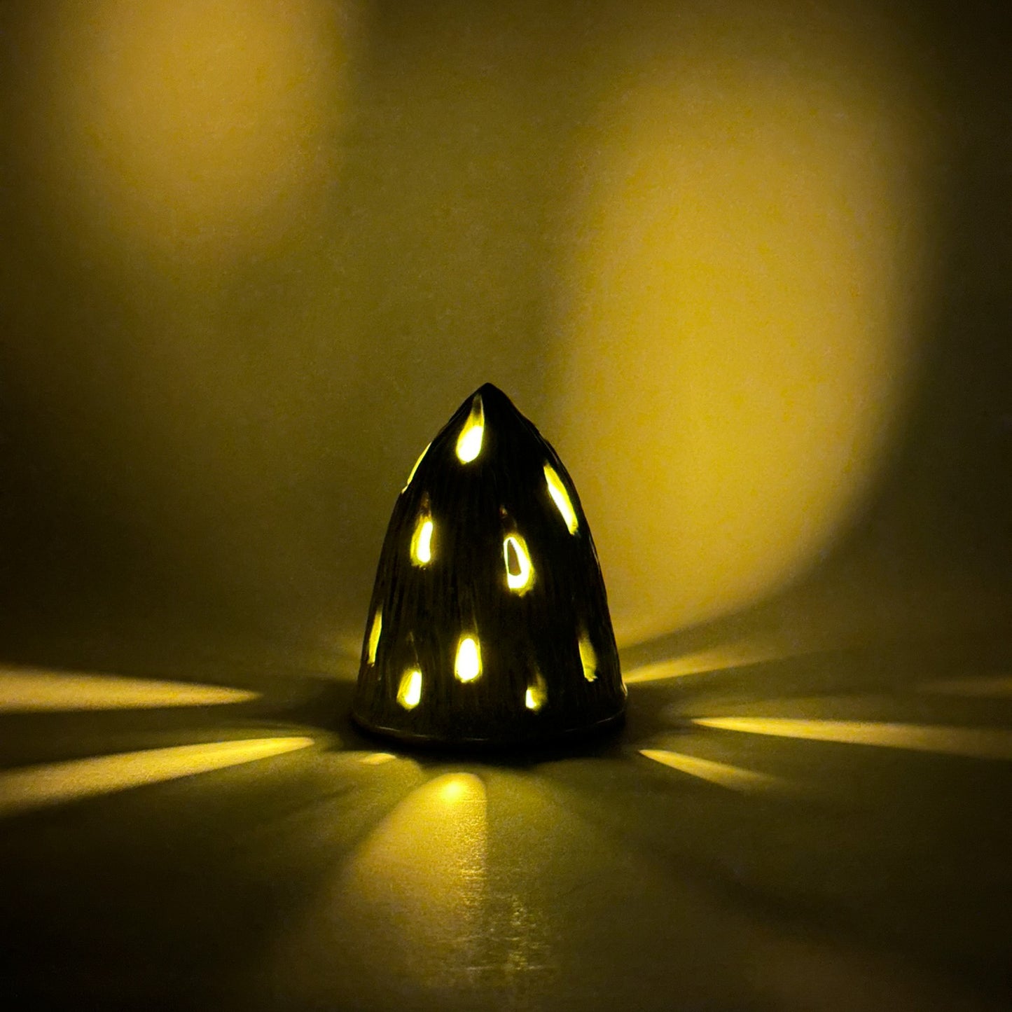 Christmas Tree - Carved Small Seafoam