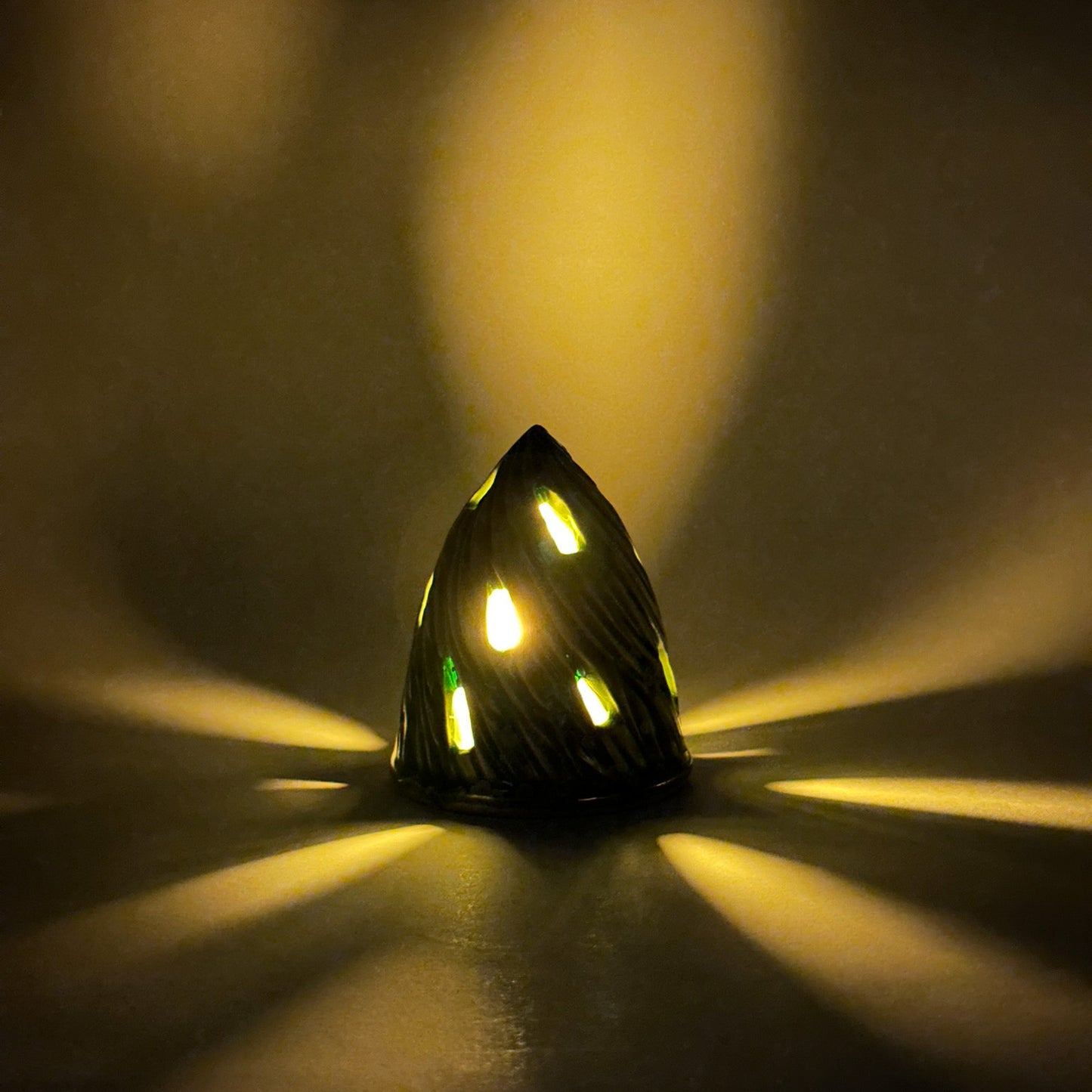 Christmas Tree - Carved Small Moss