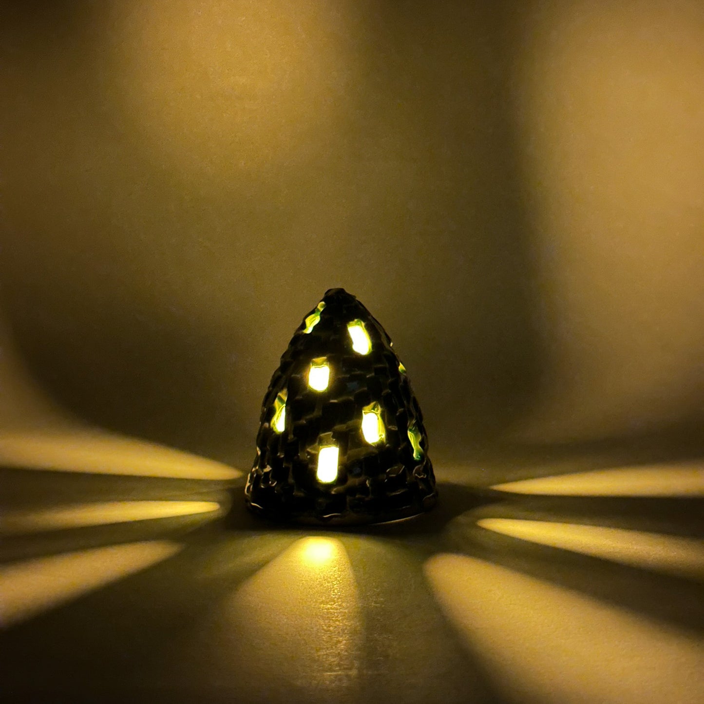 Christmas Tree - Carved Small Moss