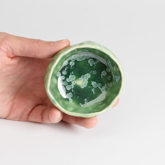 Tealight Holder - Crystal Moss