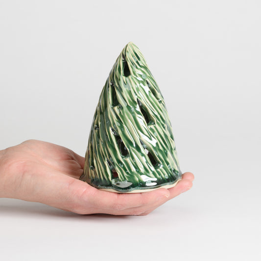 Christmas Tree - Carved Large Moss