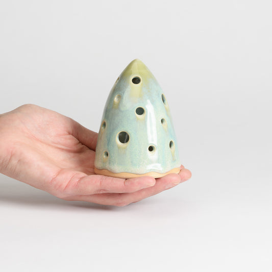 Christmas Tree - Carved Small Seafoam