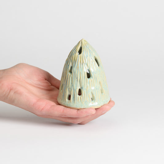 Christmas Tree - Carved Small Seafoam