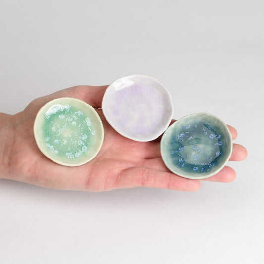 Set of 3 Ring Dishes - Mint, Lilac and Teal (second)