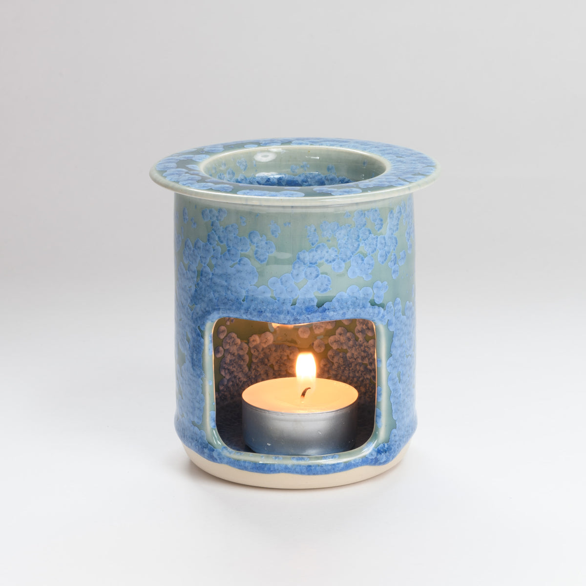 Oil/Wax Burner - Crystal Teal