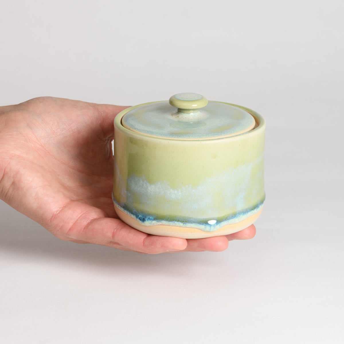 Salt/Sugar Pot - Seafoam