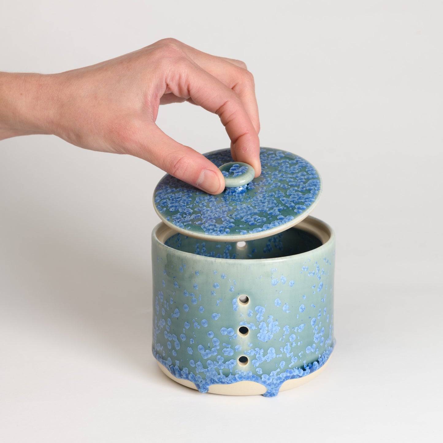 Garlic Keeper - Crystal Teal