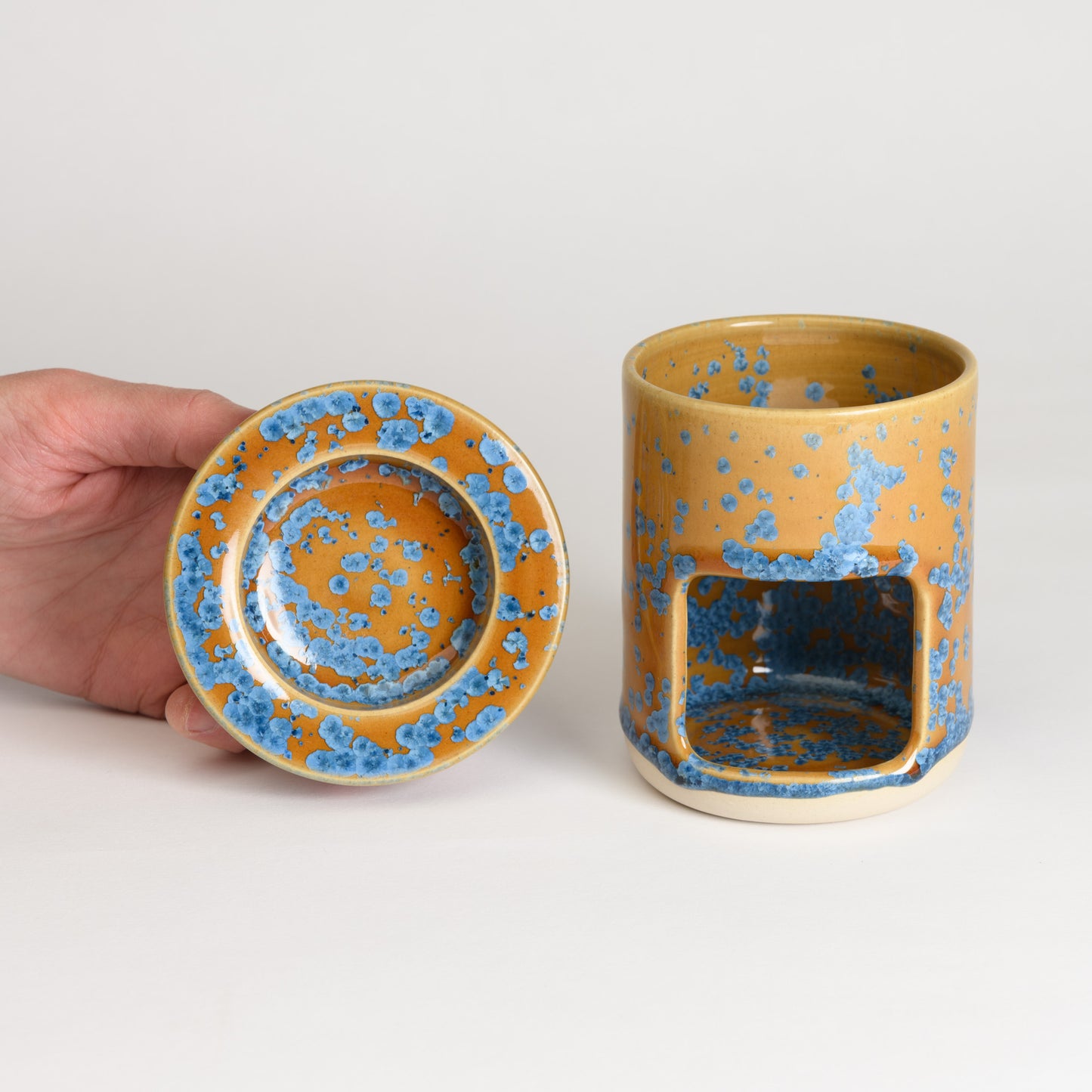 Oil/Wax Burner - Crystal Amber