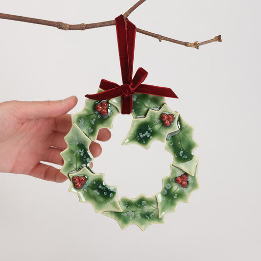 Wreath - Holly Leaves