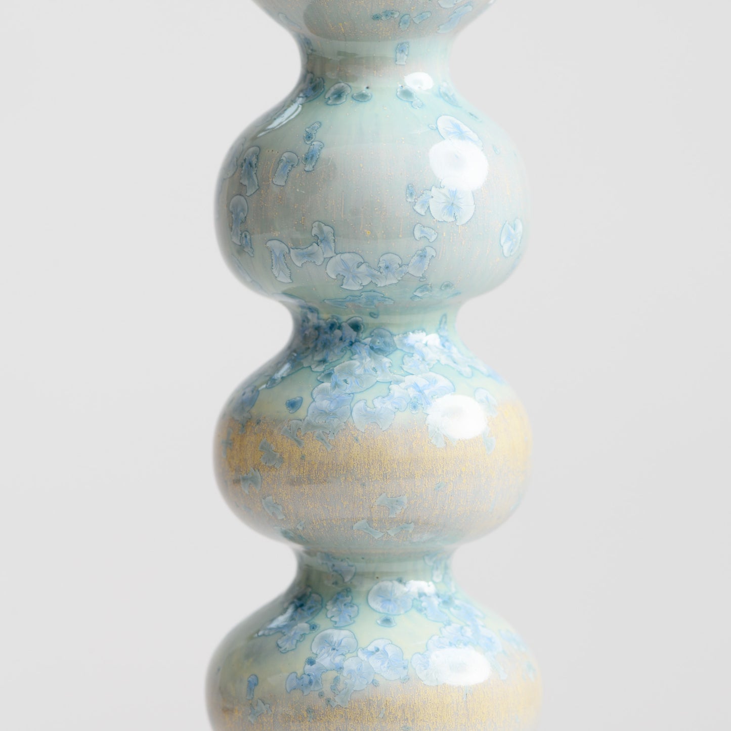 Tall Candlestick - Mermaid Opal