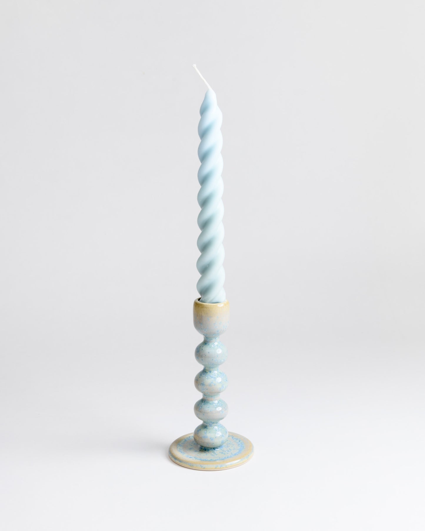 Tall Candlestick - Mermaid Opal