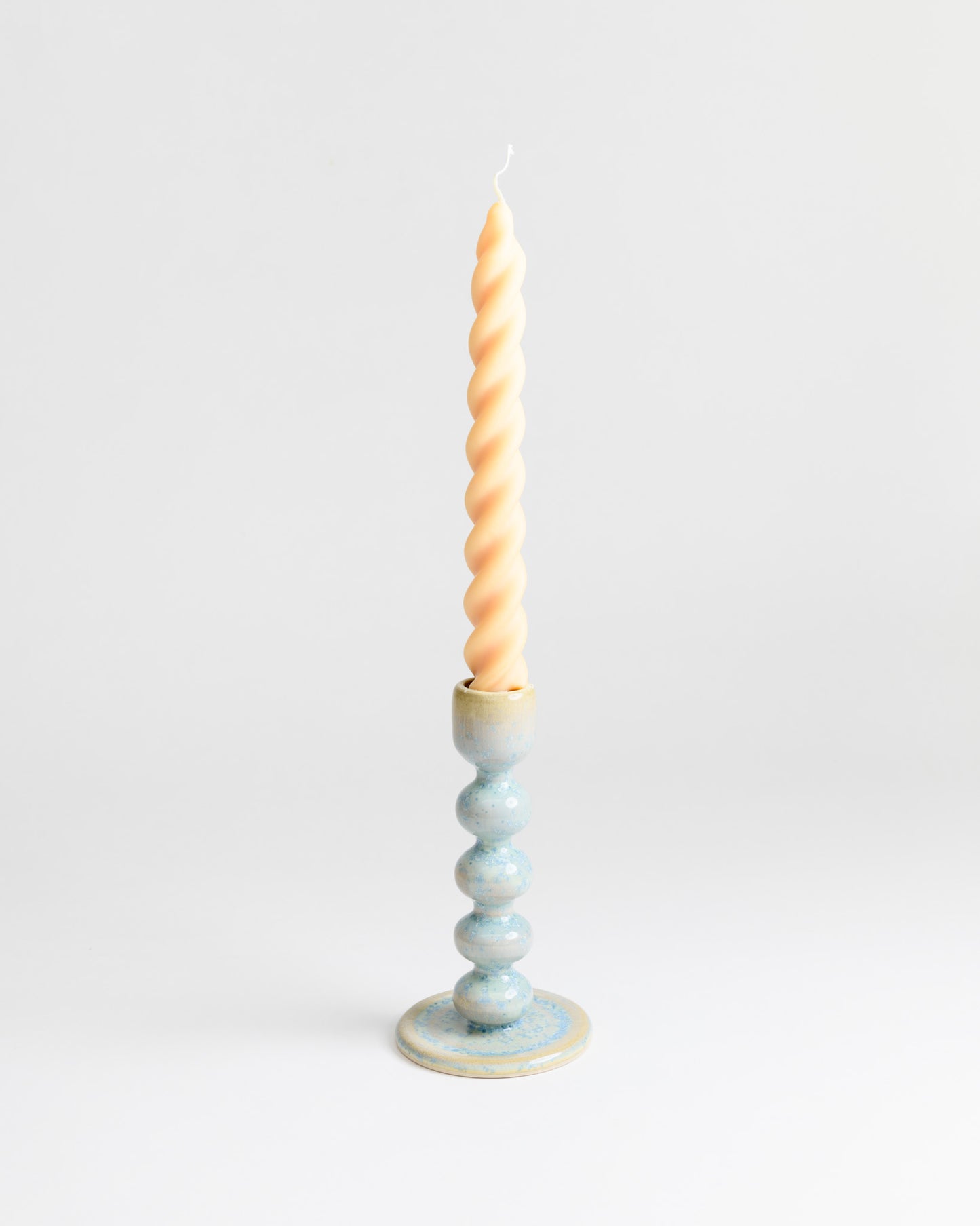 Tall Candlestick - Mermaid Opal