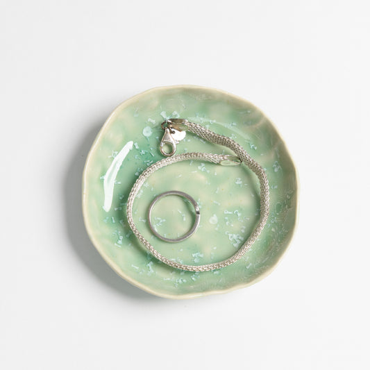 Jewellery Dish - Crystal Mint