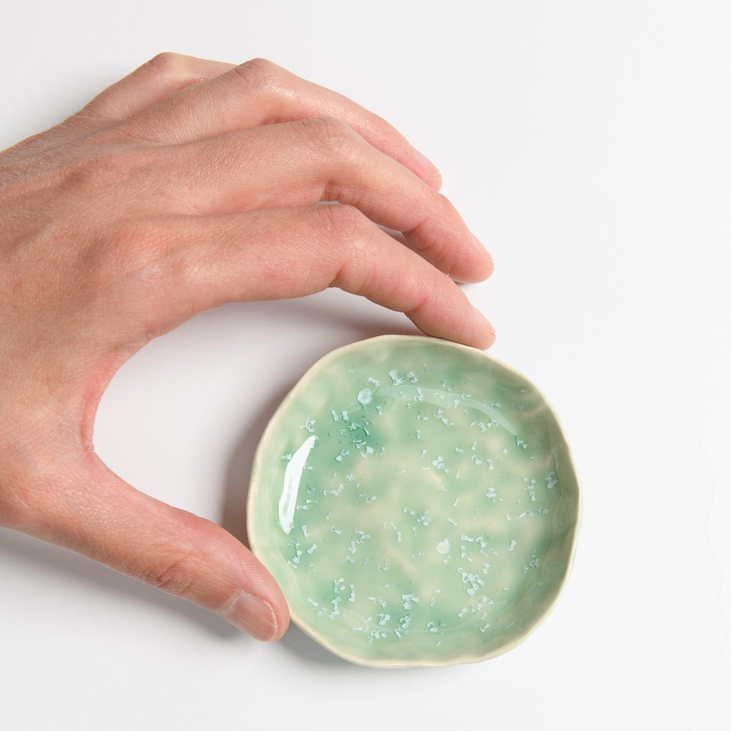 Jewellery Dish - Crystal Mint