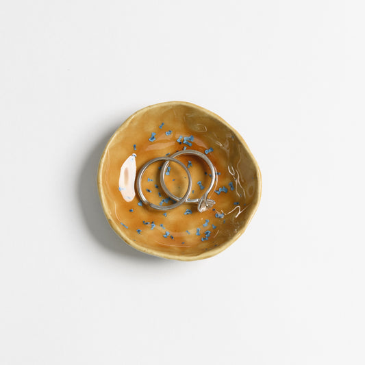 Ring Dish - Crystal Amber