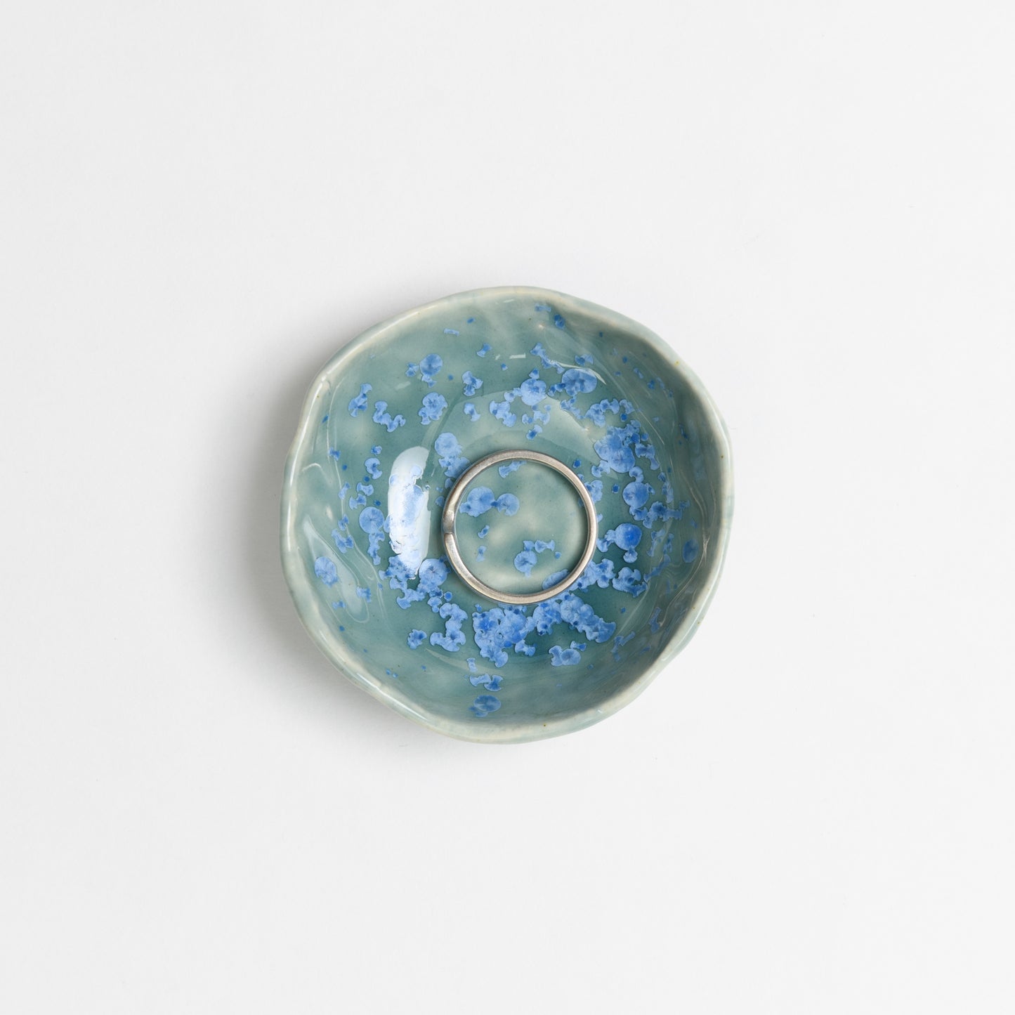 Ring Dish - Crystal Teal
