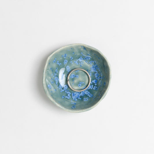 Ring Dish - Crystal Teal