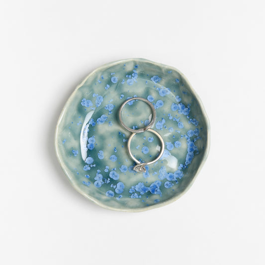 Jewellery Dish - Crystal Teal
