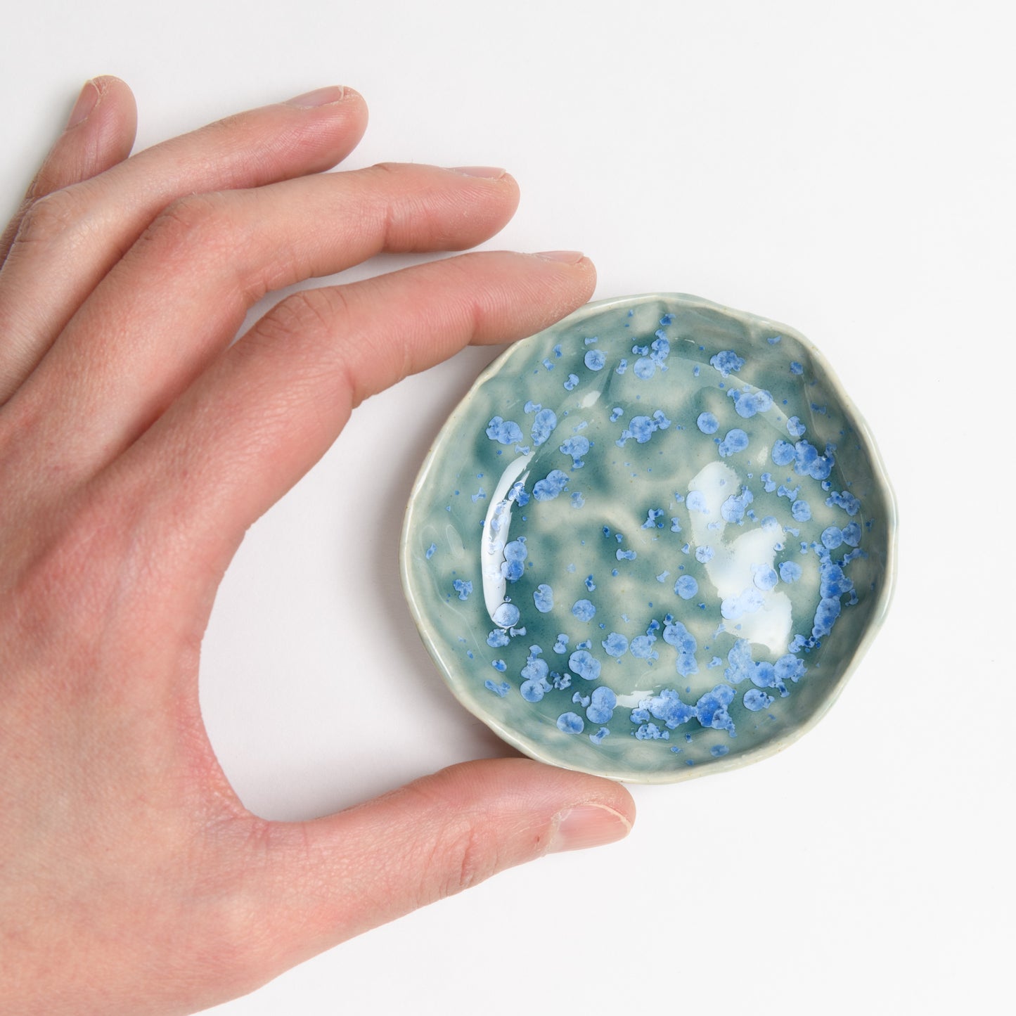 Jewellery Dish - Crystal Teal