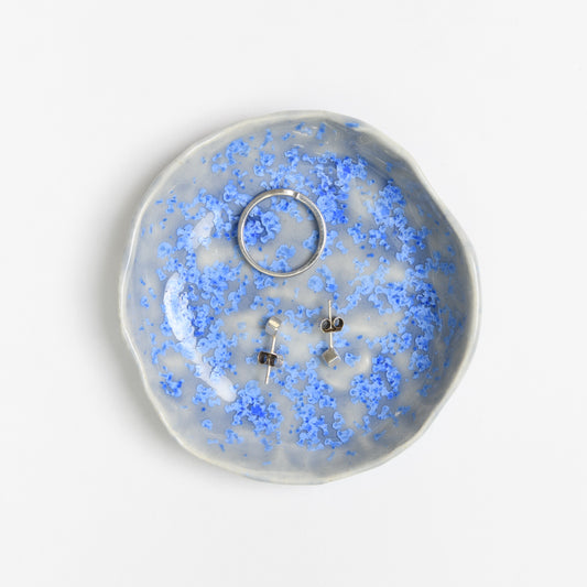 Jewellery Dish - Crystal Blue