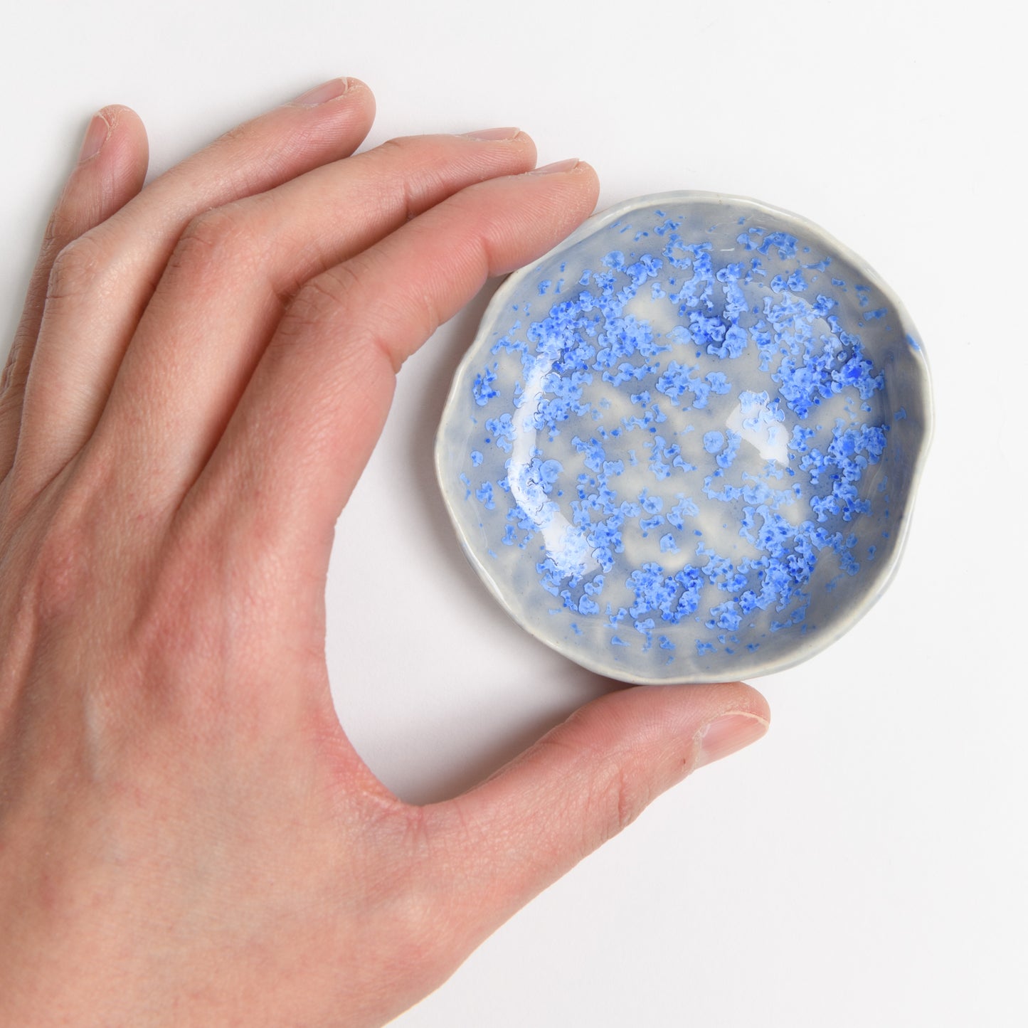 Jewellery Dish - Crystal Blue
