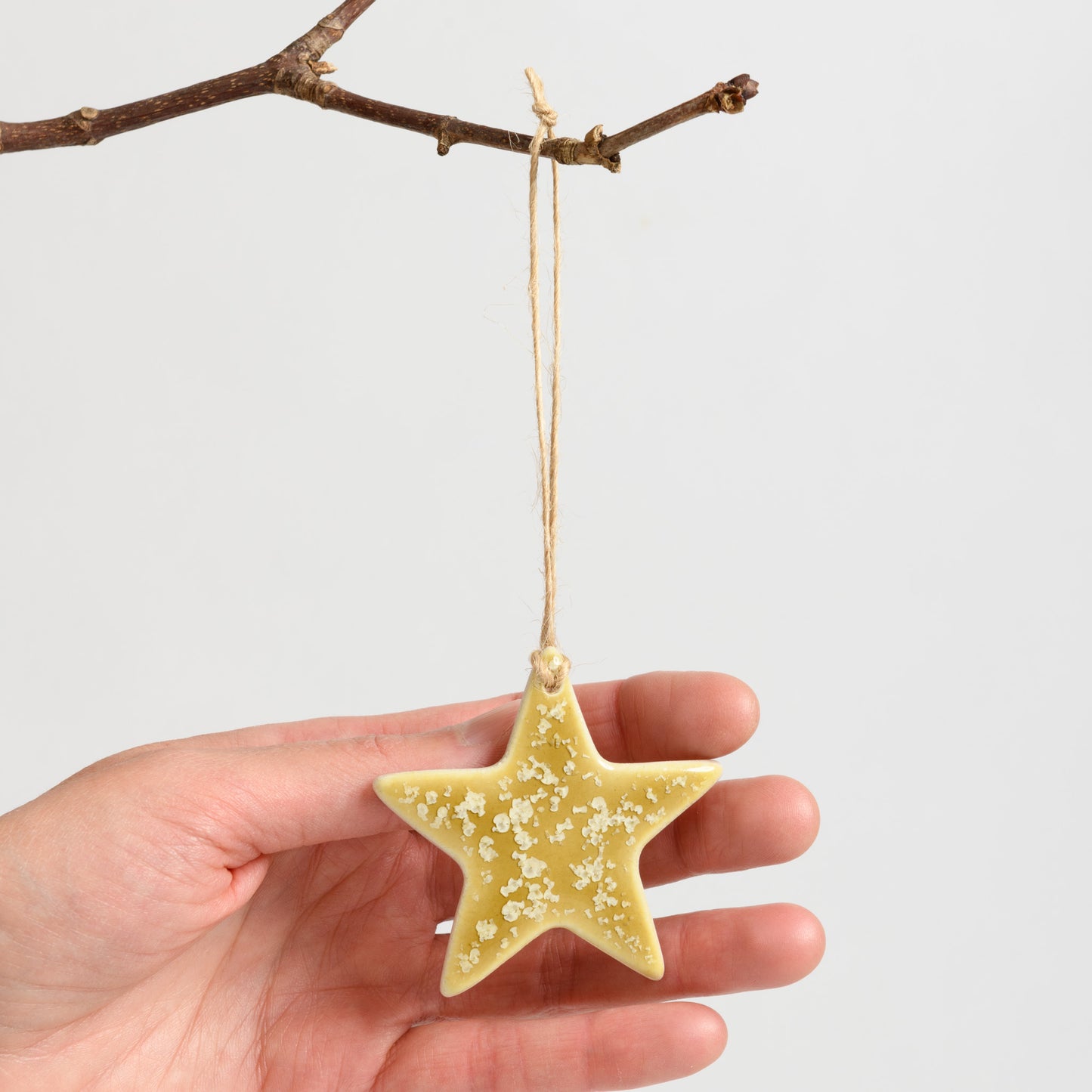 Christmas Ornament - Star - Crystal Gold