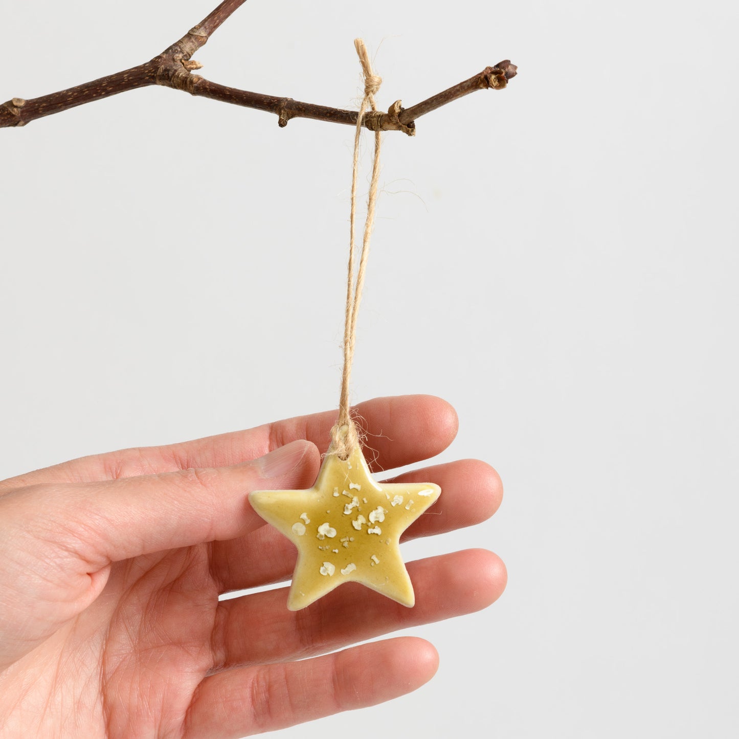 Christmas Ornament - Star - Crystal Gold