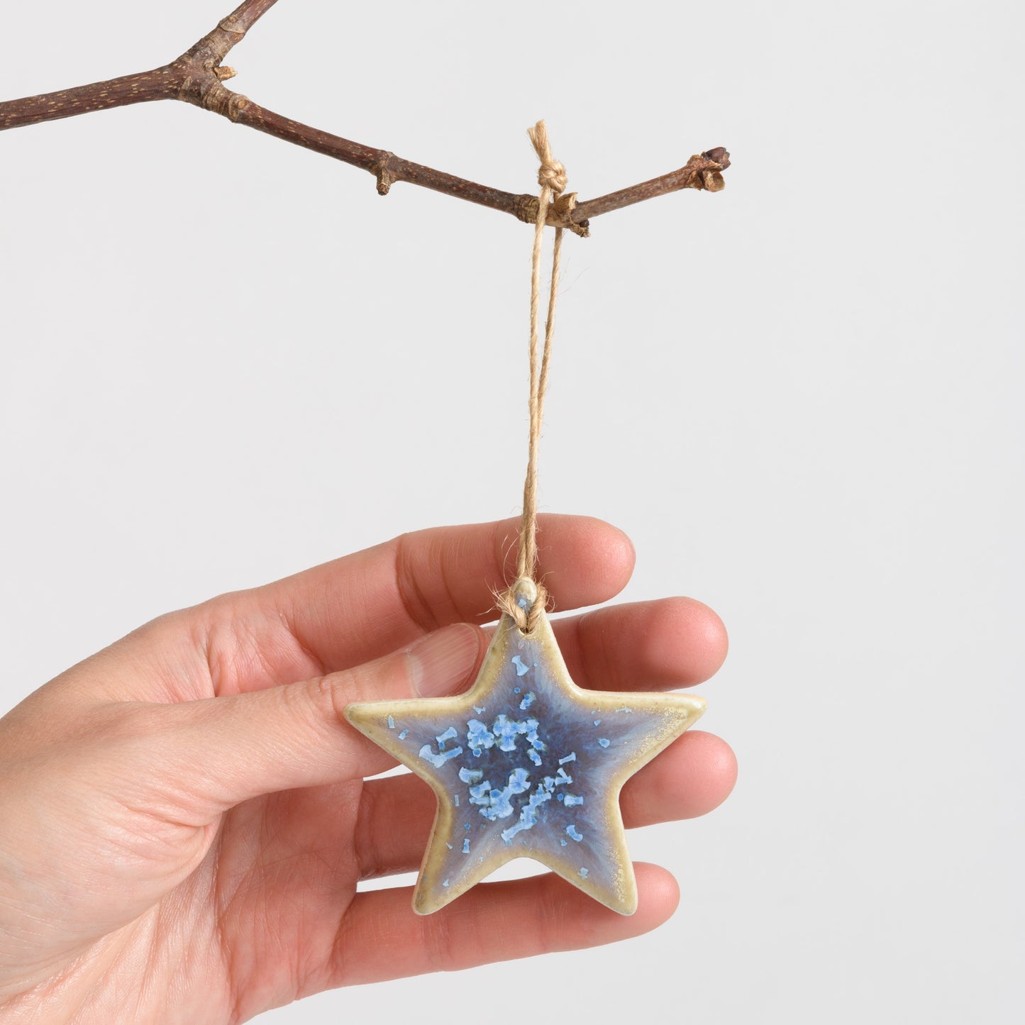 Christmas Ornament - Star - Mermaid Moonstone