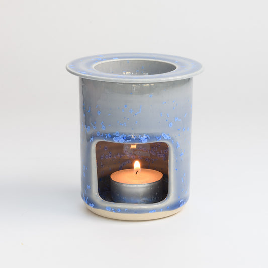 Oil/Wax Burner - Crystal Blue