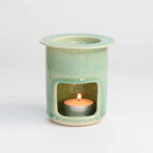 Oil/Wax Burner - Crystal Green