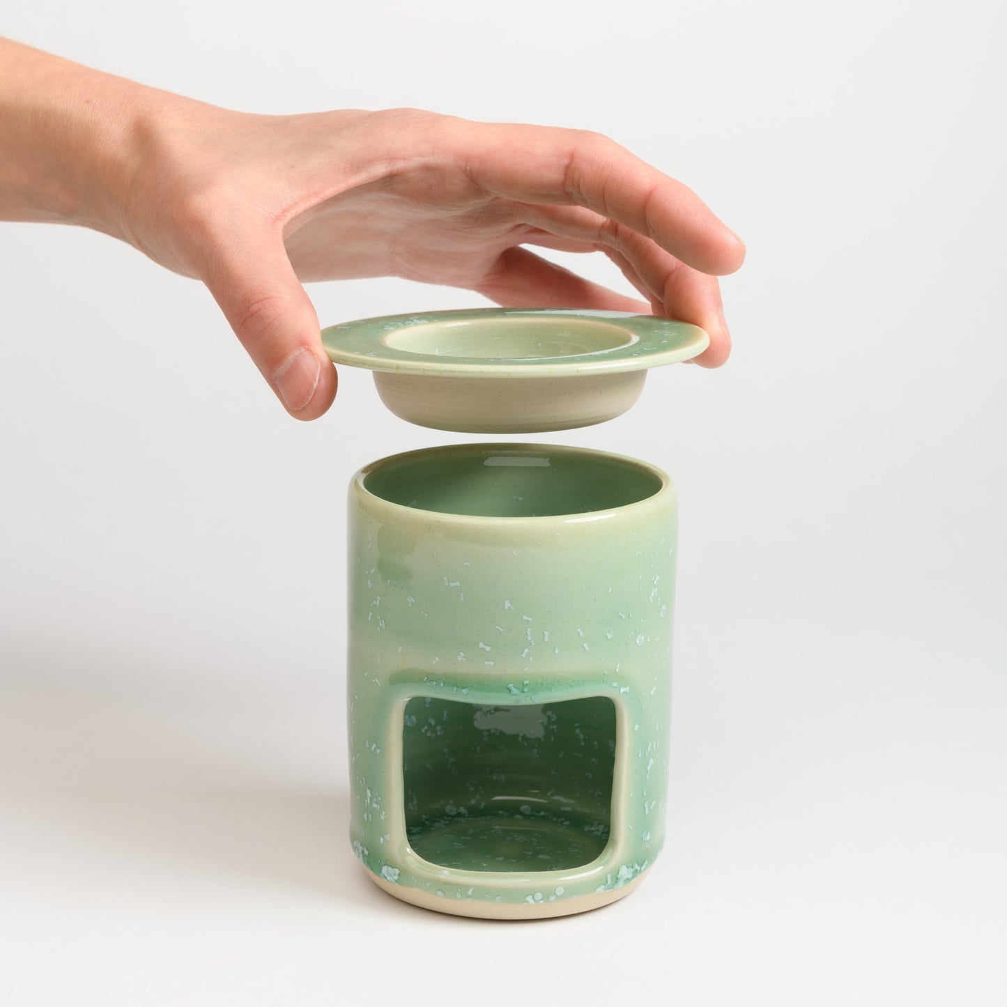 Oil/Wax Burner - Crystal Mint