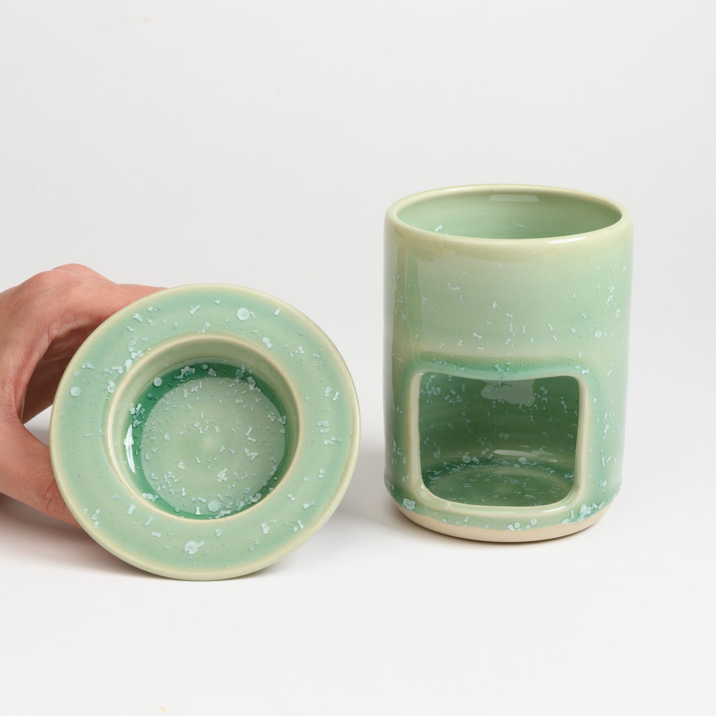 Oil/Wax Burner - Crystal Mint