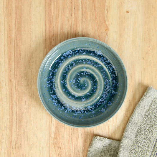 Soap dish - Crystal Teal