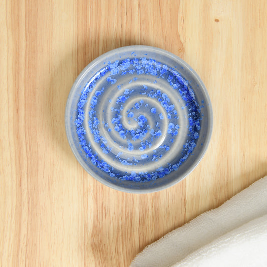 Soap Dish - Crystal Blue