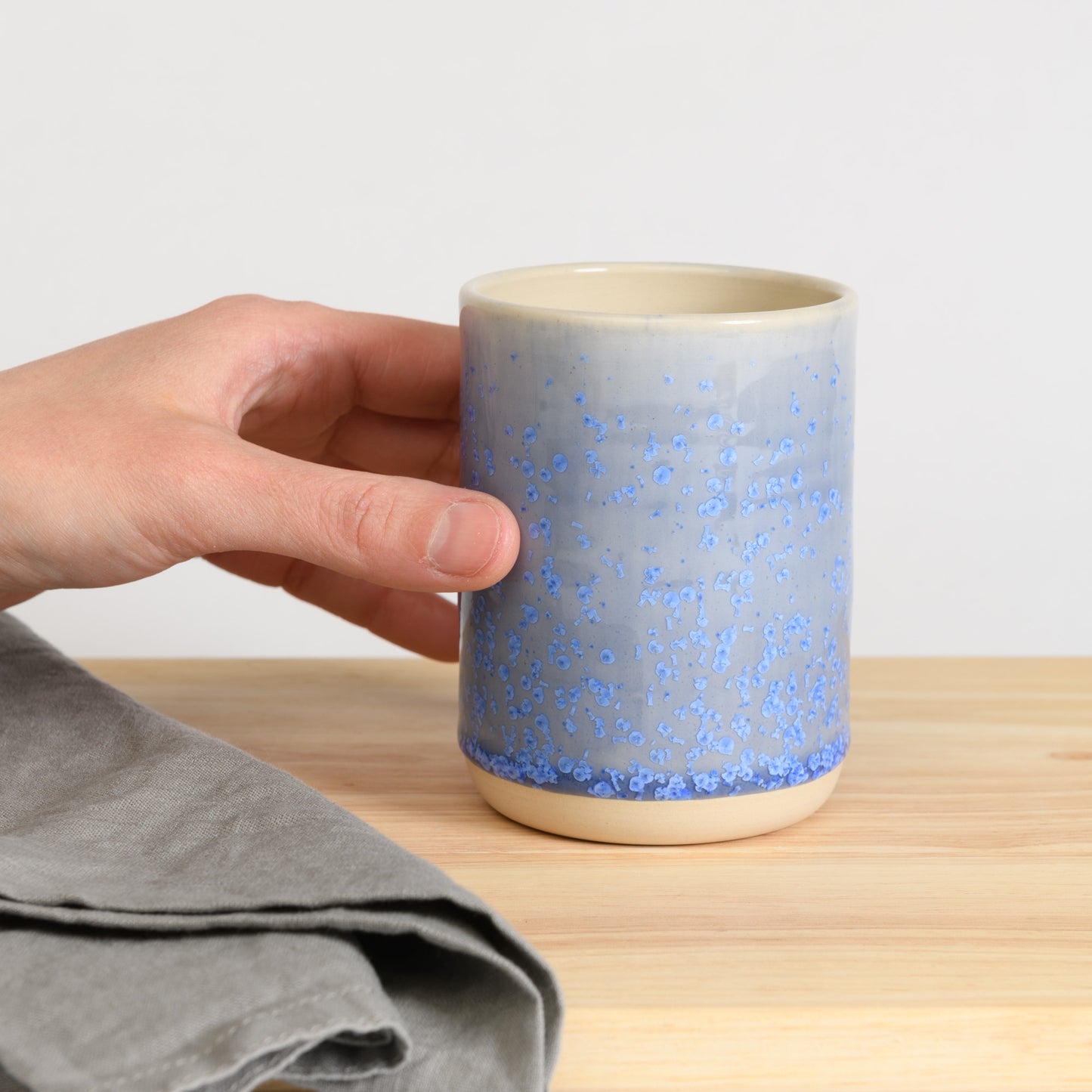 Tumbler / Holder - Crystal Blue