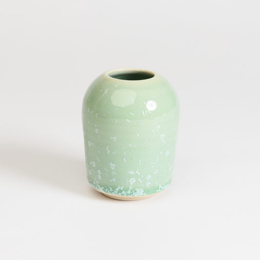 Mini Vase - Green Tapered