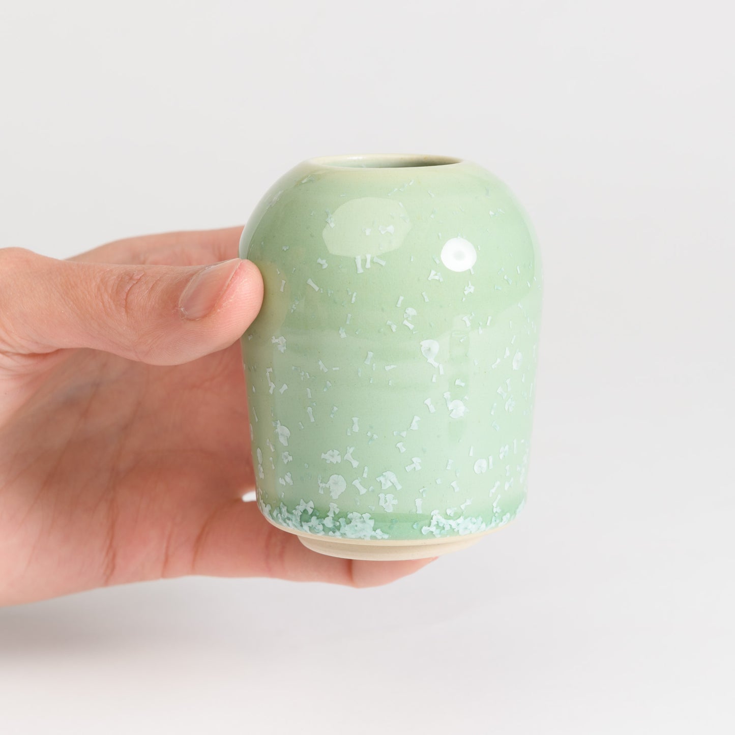 Mini Vase - Green Tapered