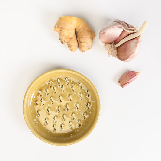 Garlic Mincer - Crystal Antique Gold